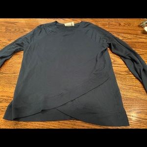 Athleta Long Sleeve Cross Front Top
